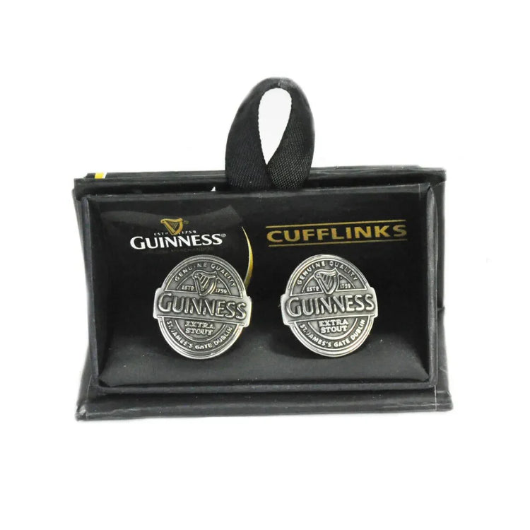 GUINNESS ANTIQUE CUFFLINKS LABEL