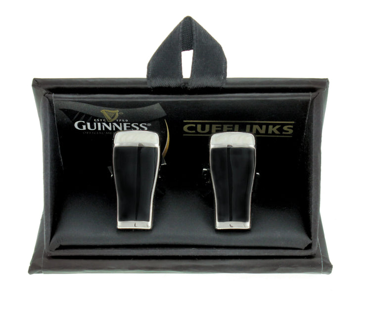 GUINNESS 3D PINT CUFFLINKS PEARL