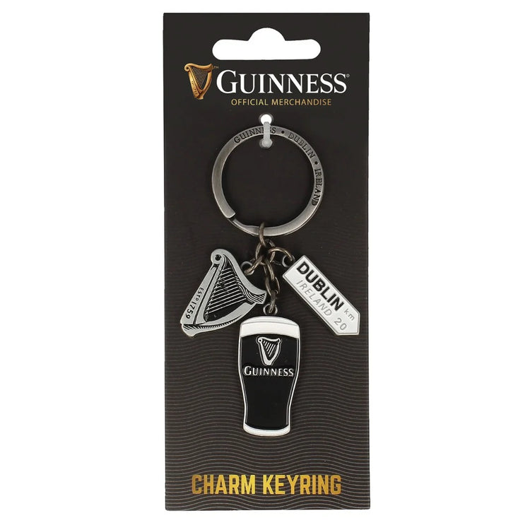 GUINNESS CHARM KEYRING