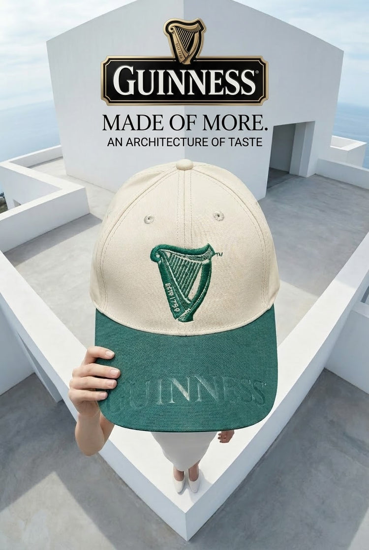 CRM/SPRING GREEN GUIN HARP BBALL CAP-OS