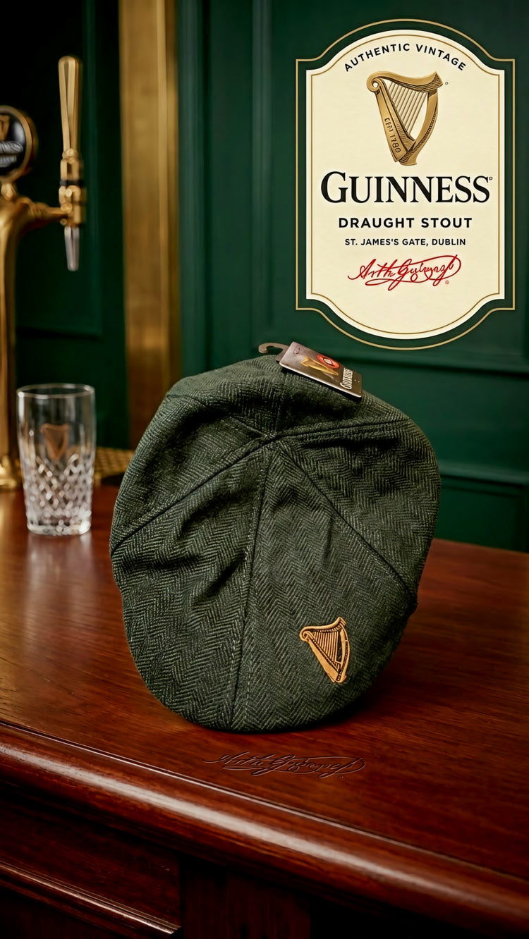 GRN GUIN HARP STRUCTURED FLAT CAP-M