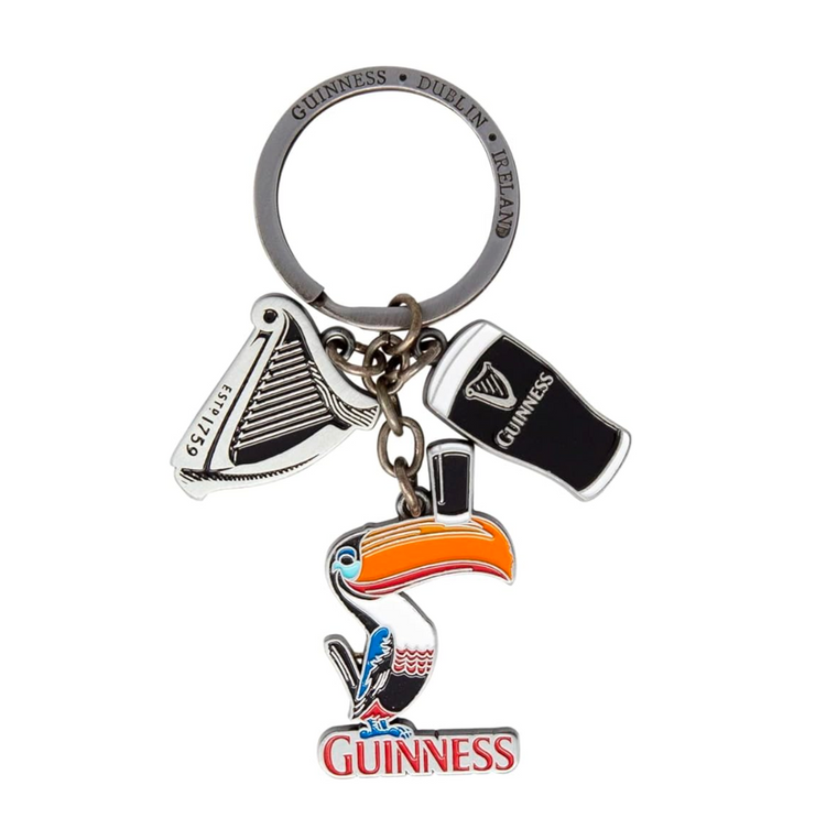 GUINNESS CHARM KEYRING