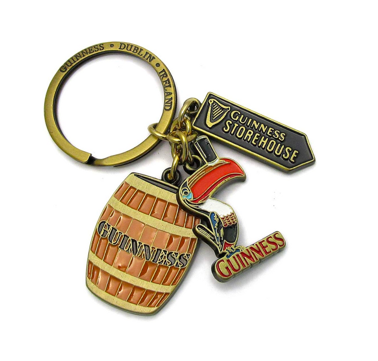GUINNESS CHARM KEYRING