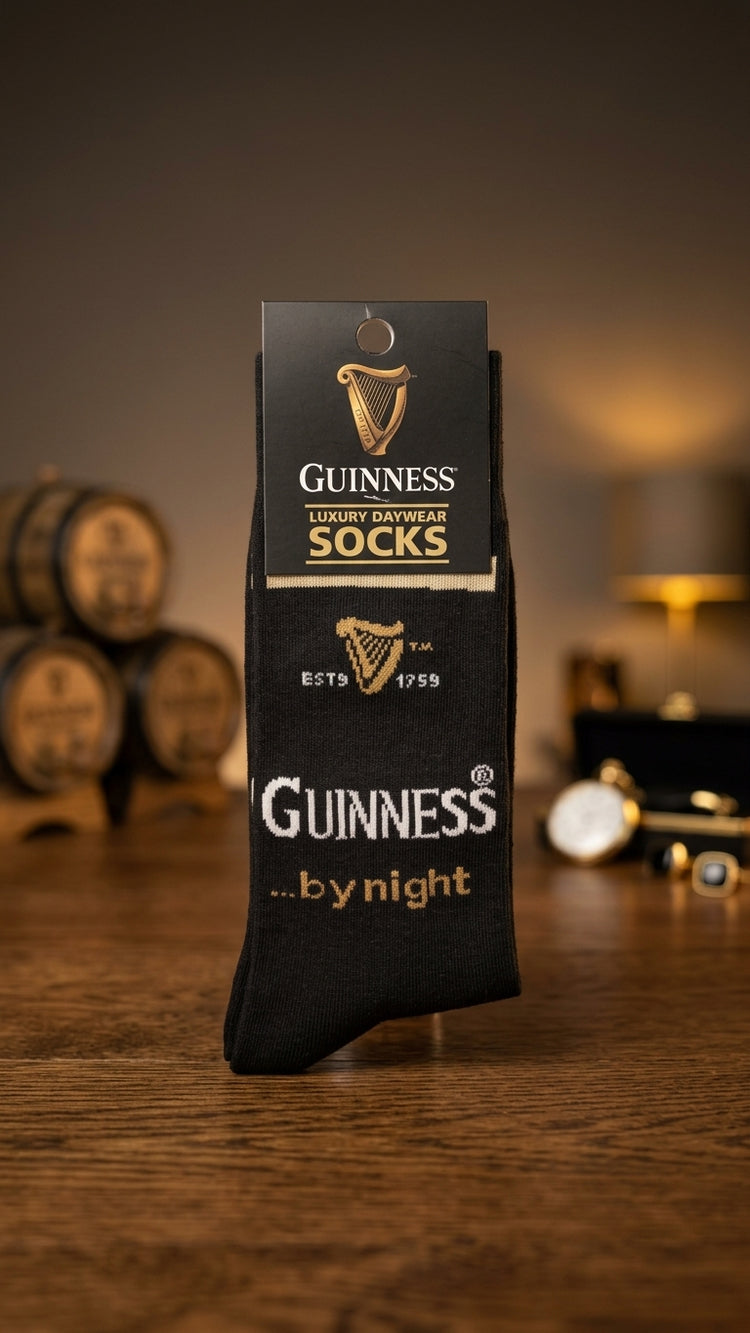 BLK GUIN BY NIGHT SOCKS