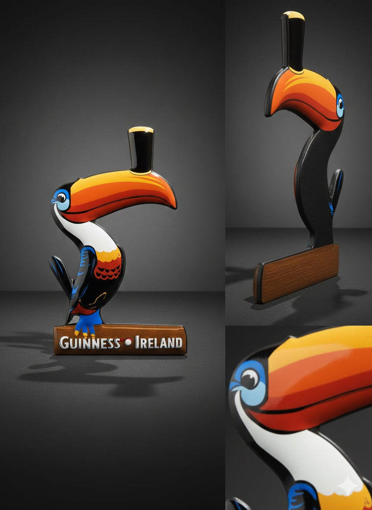 GUINNESS 3D TOUCAN RESIN MAGNET