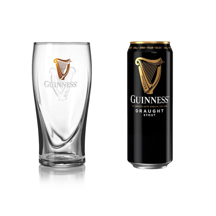 GUINNESS EMBOSSED 500ML 2 GLASS PACK