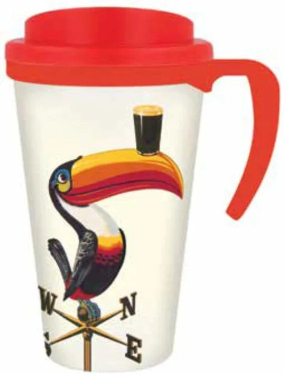 GUINNESS TRAVEL MUG WITH HANDLE