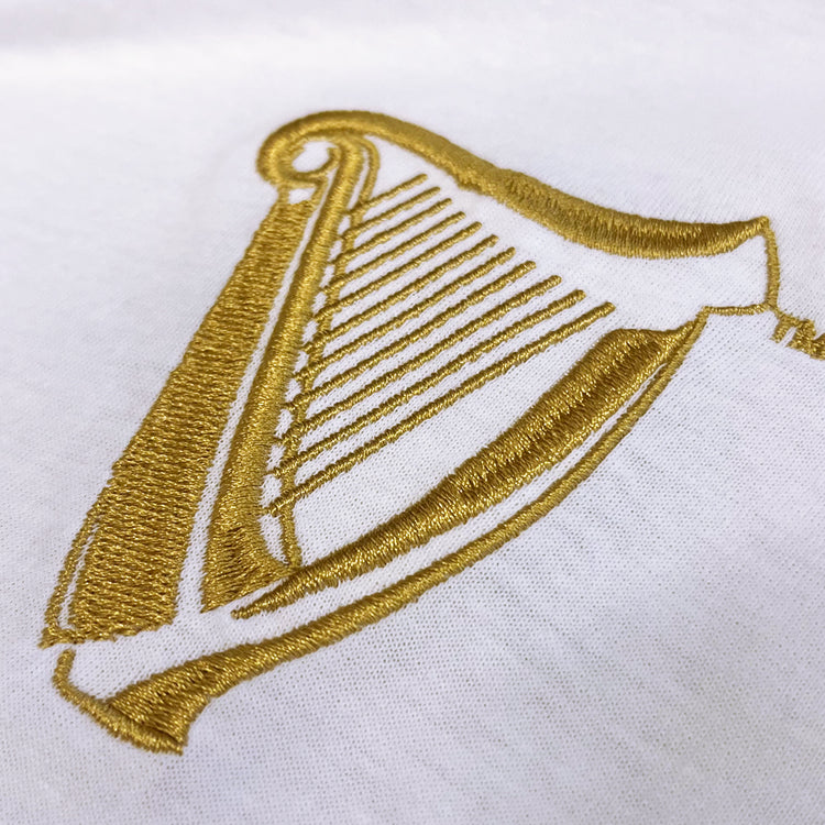 GUINNESS HARP MENS T-SHIRT (WHITE)
