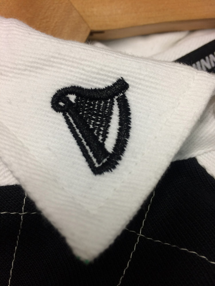 GUINNESS CREAM & BLACK RUGBY SHIRT
