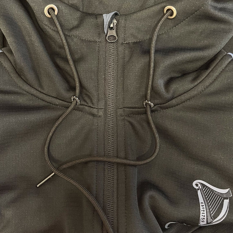 GUINNESS PERFORMANCE FULL ZIP JACKET (BLACK/CHAR)