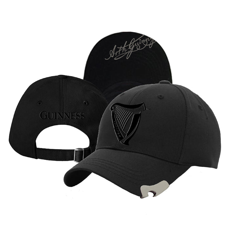 GUINNESS 3D HARP BOTTLE OPENER BASEBALL CAP