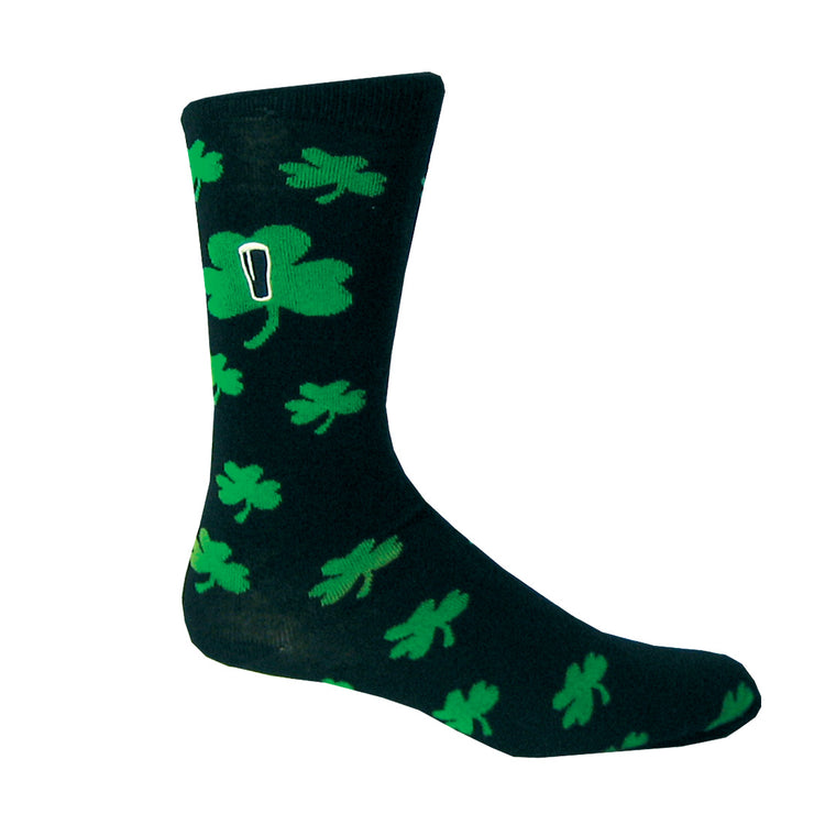 GUINNESS SHAMROCK BLACK & GREEN SOCKS