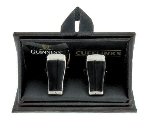 GUINNESS 3D PINT CUFFLINKS PEARL