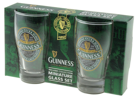 GUINNESS IRELAND 2 PACK MINI PINT GLASS