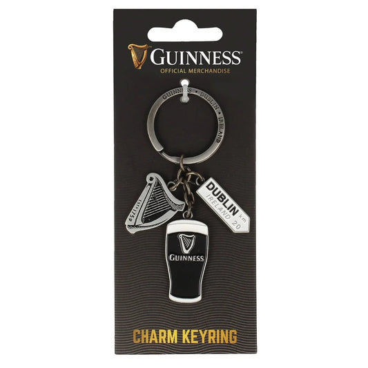 GUINNESS CHARM KEYRING