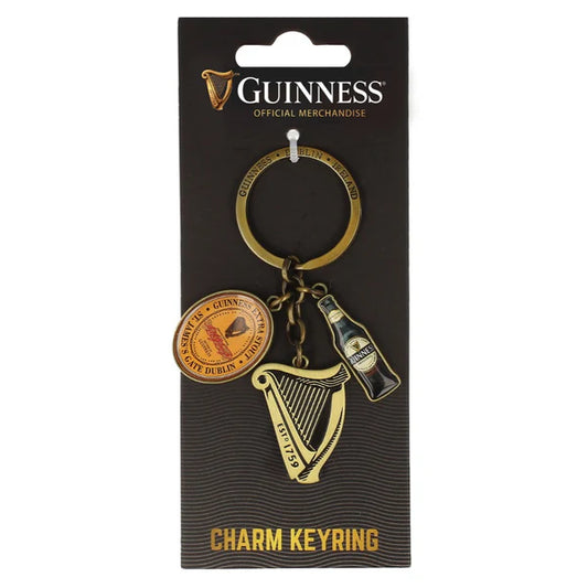 GUINNESS CHARM KEYRING