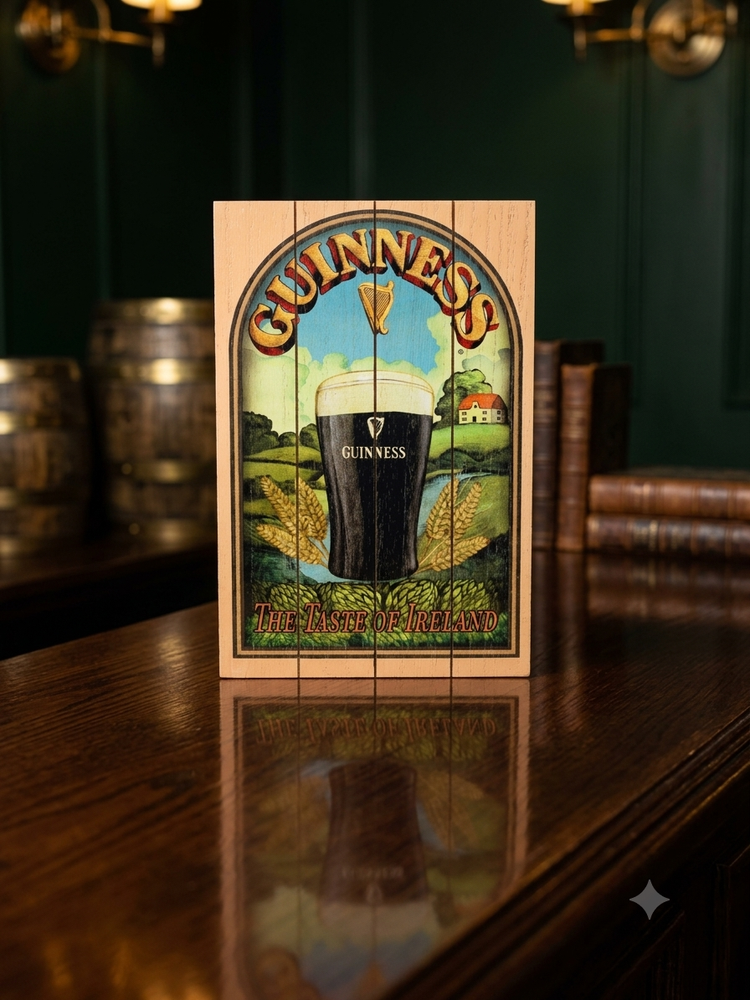 GUINNESS NOSTALGIC WOODEN SIGN
