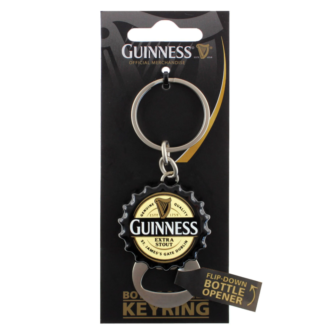Flip Down Bottle Opener Keyring | Guinness Accessories