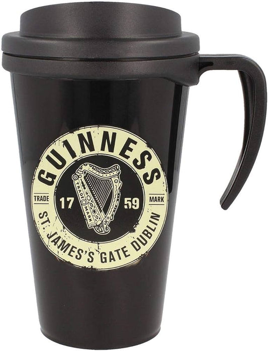 GUINNESS TRAVEL MUG WITH HANDLE