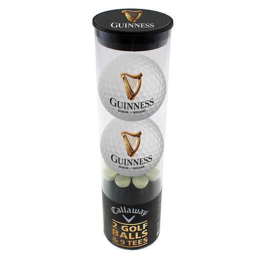 GUINNESS 2 GOLF BALL & TEE SET