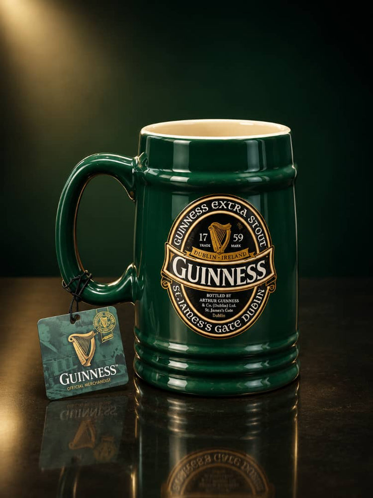 GUINNESS IRELAND CERAMIC TANKARD (PRINTED)