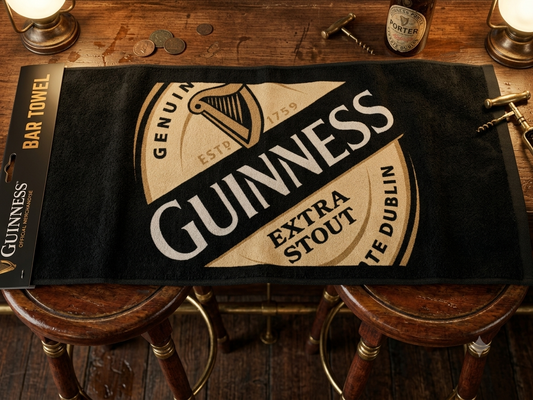 GUINNESS LABEL BAR TOWEL