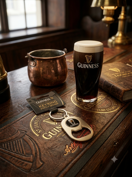 GUINNESS PINT BOTTLE OPENER KEYRING