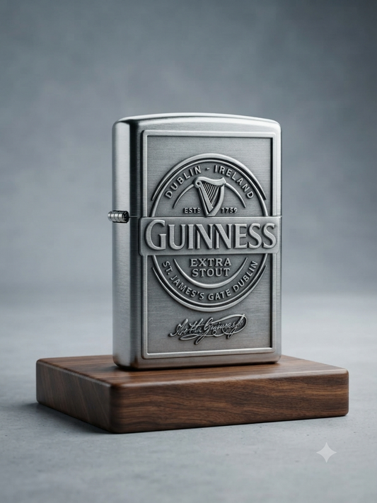 GUINNESS OIL LIGHTER - LABEL