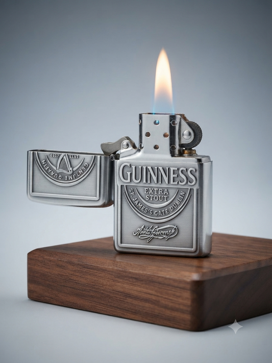 GUINNESS OIL LIGHTER - LABEL