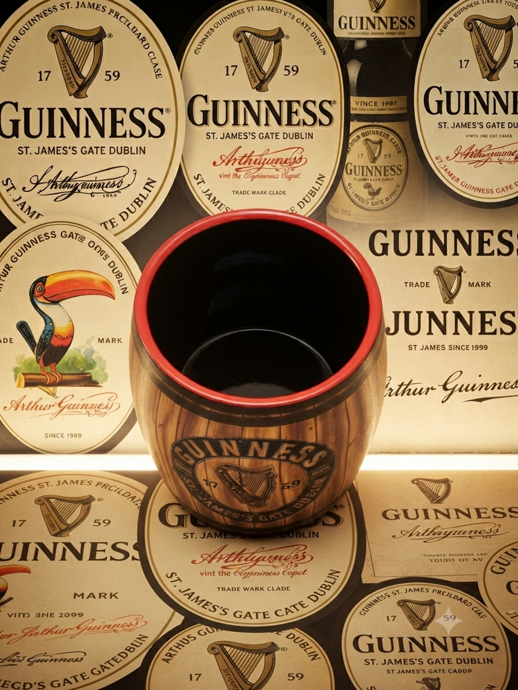 GUINNESS MINI BARREL VOTIVE