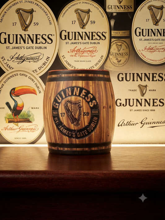 GUINNESS MINI BARREL VOTIVE