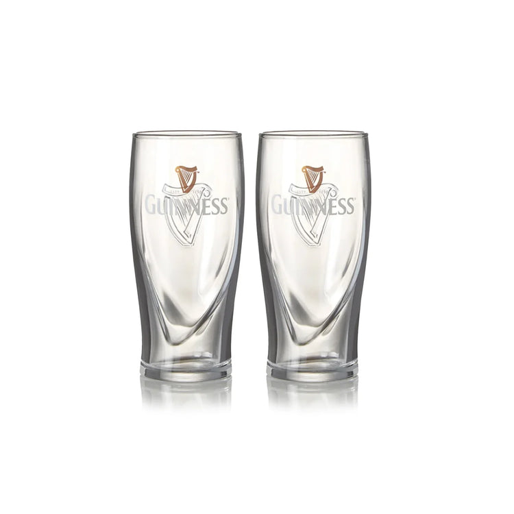 GUINNESS HALF PINT GLASS 2 PACK