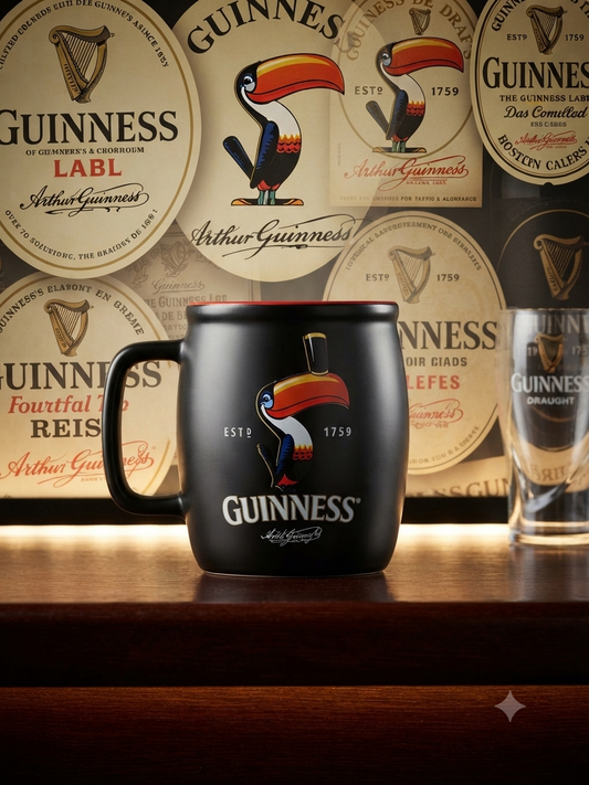 GUINNESS MINI TOUCAN MUG - BLACK