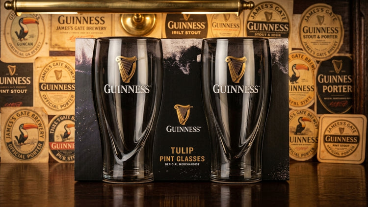 GUINNESS CONTEMPORARY PINT GLASS 2PK
