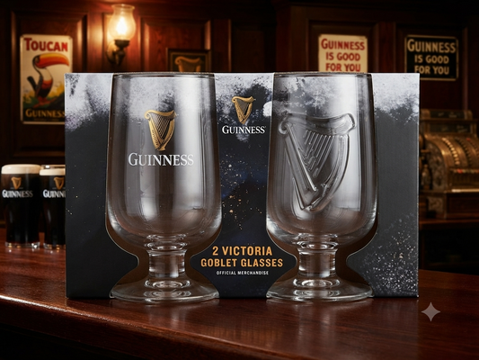 GUINNESS STEM GLASS 2PK