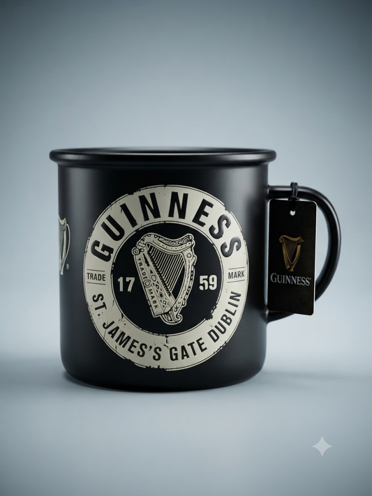 GUINNESS ENAMEL MUG (LABEL)
