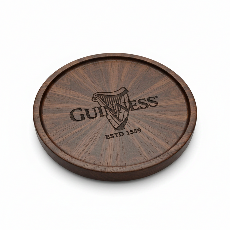 GUINESS WOODEN COASTER