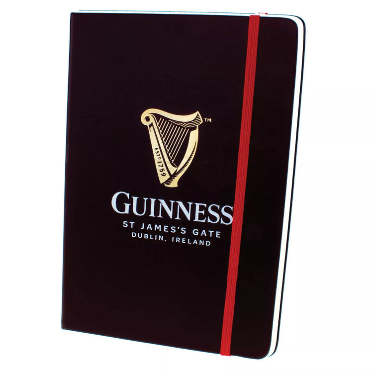 GUINNESS LIVERY A5 NOTEBOOK WITH ELASTIC