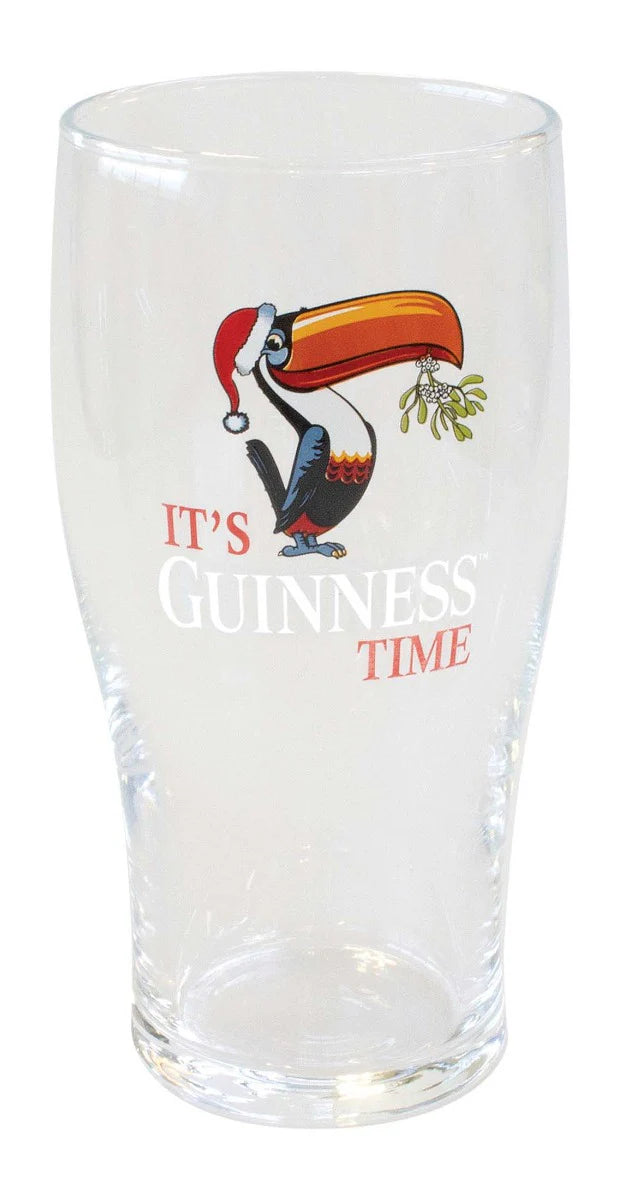 GUINNESS CHRISTMAS TOUCAN GLASS 2 PACK