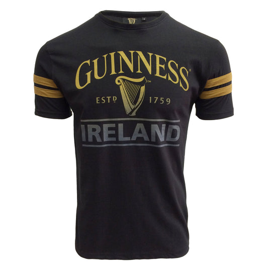 GUINNESS TAPE T-SHIRT (BLACK/DEEP TAN)