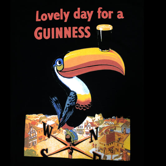 GUINNESS LOVELY DAY FOR A GUINNESS BLACK T-SHIRT