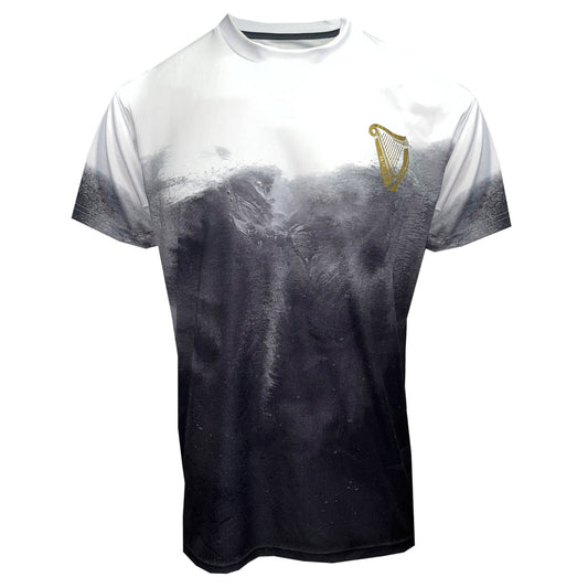 GUINNESS SUB PRINT PERFORMANCE T-SHIRT (WHITE/BLACK)