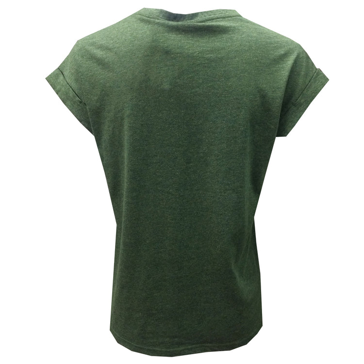 GUINNESS ST JAMES’S GATE LABEL MOSS GREEN WOMAN T-SHIRT