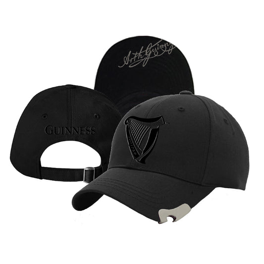 GUINNESS 3D HARP BOTTLE OPENER BASEBALL CAP