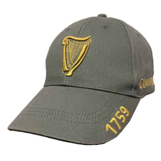 GUINNESS EMBLEM HARP BASEBALL CAP (CHAR)