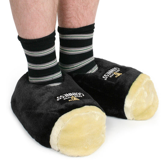 GUINNESS SIGNATURE EMBLEM PINT SLIPPERS (BLACK)