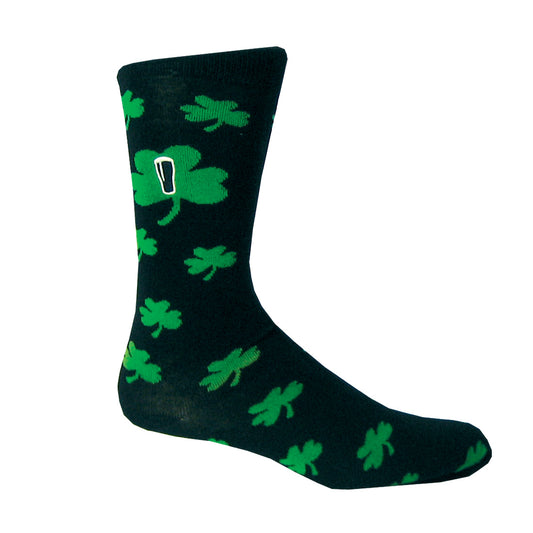 GUINNESS SHAMROCK BLACK & GREEN SOCKS