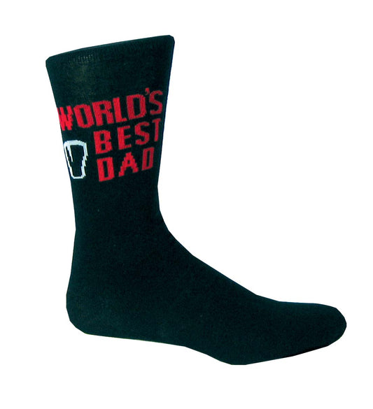 GUINNESS WORLD’S BEST DAD BLACK & RED SOCKS
